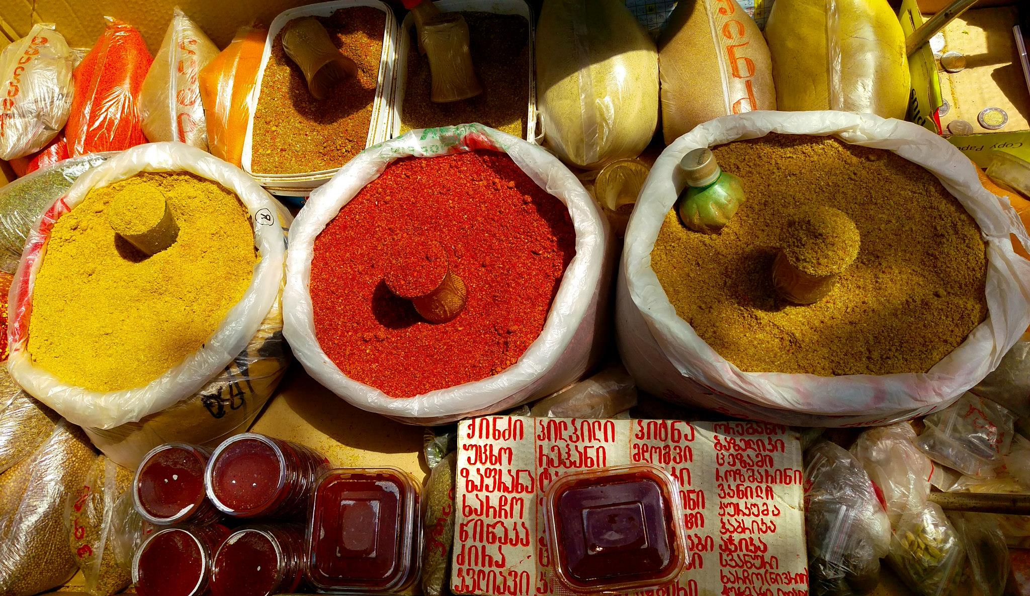 Georgian Spices at the Market