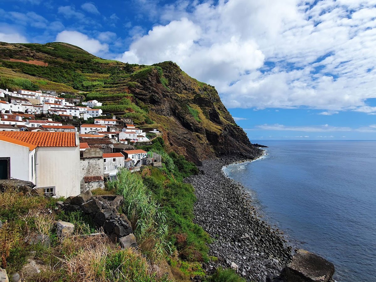 Corvo Village and Cliffs