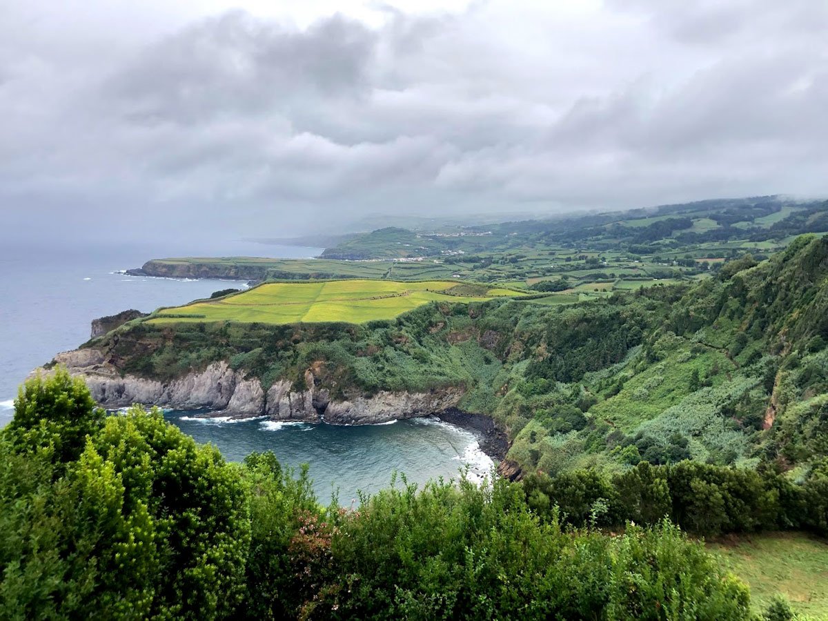 Sao Miguel, Azores - Tea Terraces from Miradouro de Santa Iria