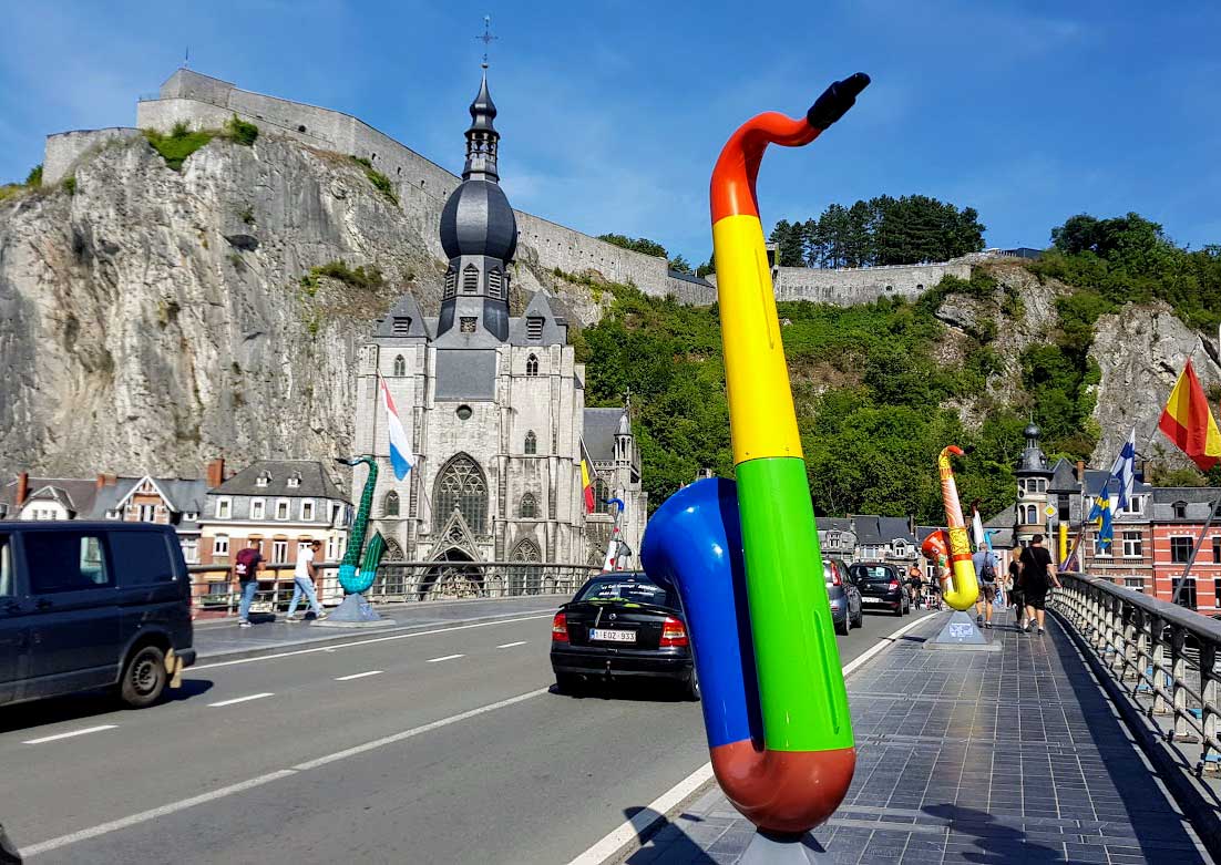 Dinant Saxophone Bridge, Belgium