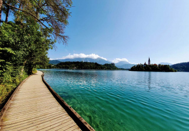 Lake Bled Cycling Path