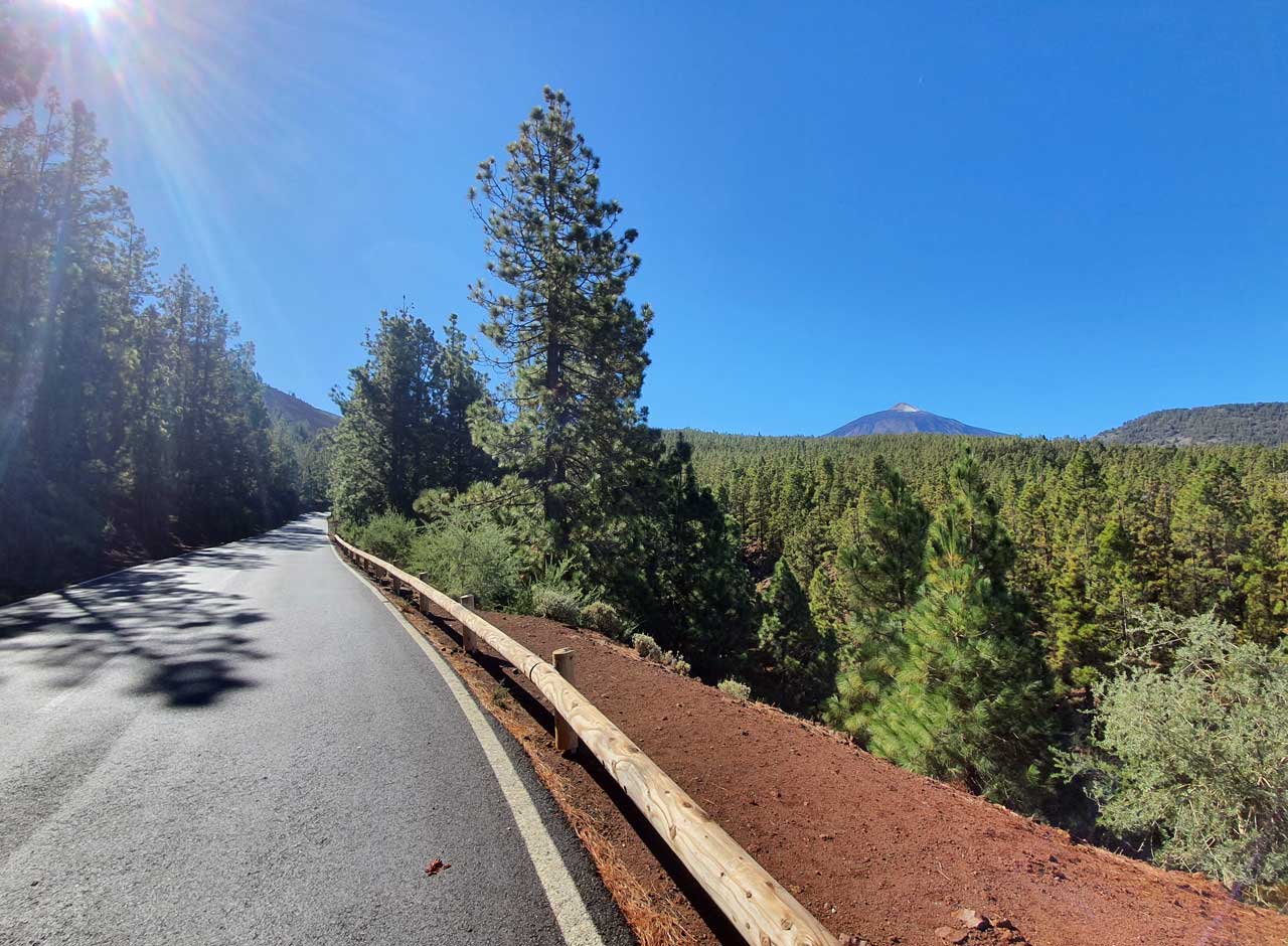 TF-21 Road up to Teide National Park, Tenerife