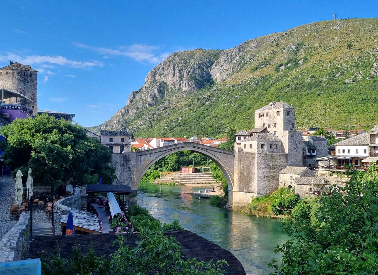 Mostar's iconic bridge, Bosnia & Herzegovina