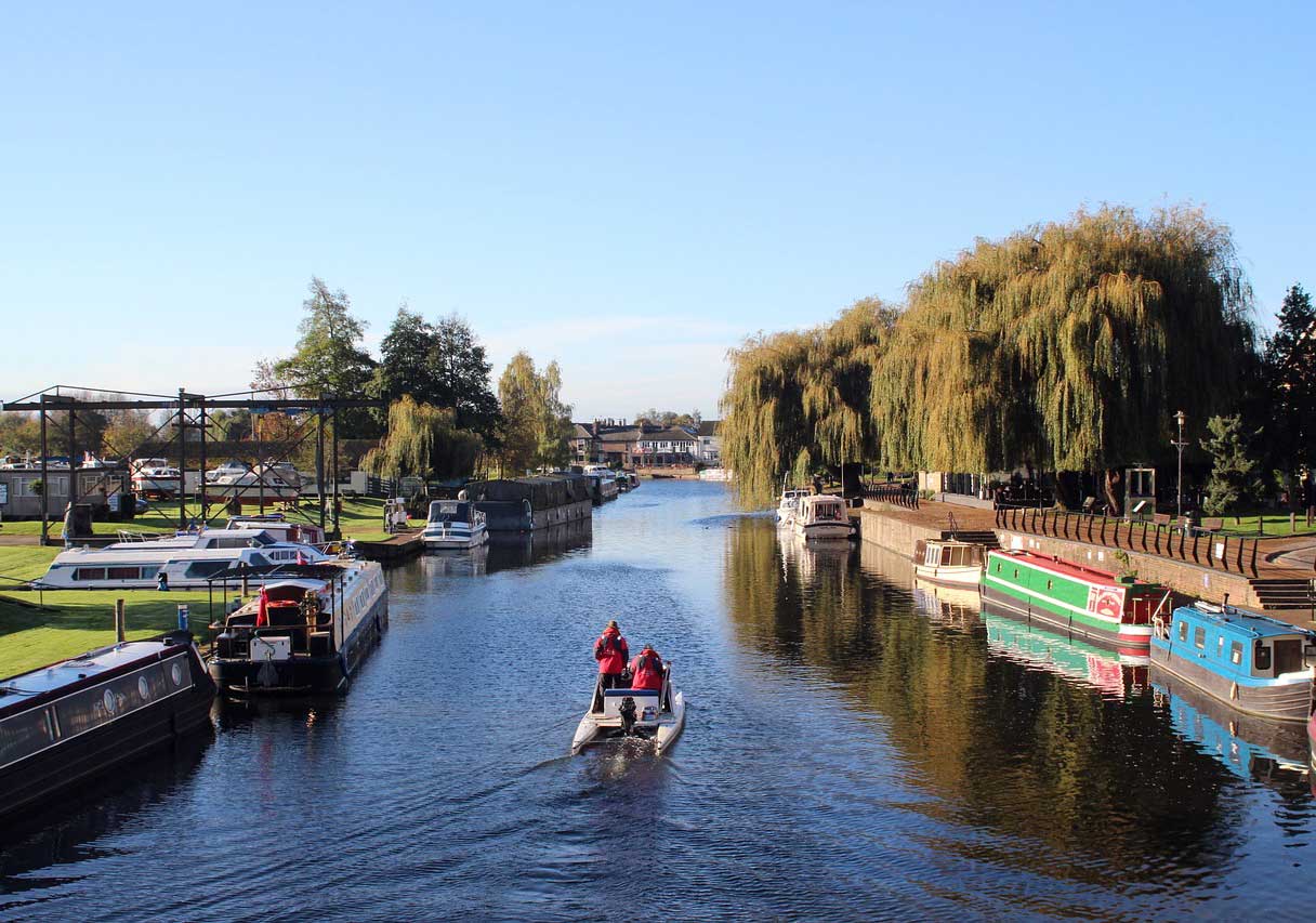 River Ouse in Ely, Cambridgeshire