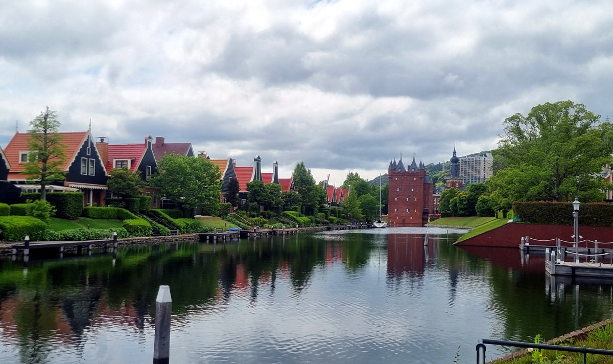 Dutch village in Huis ten Bosch Theme Park, Japan