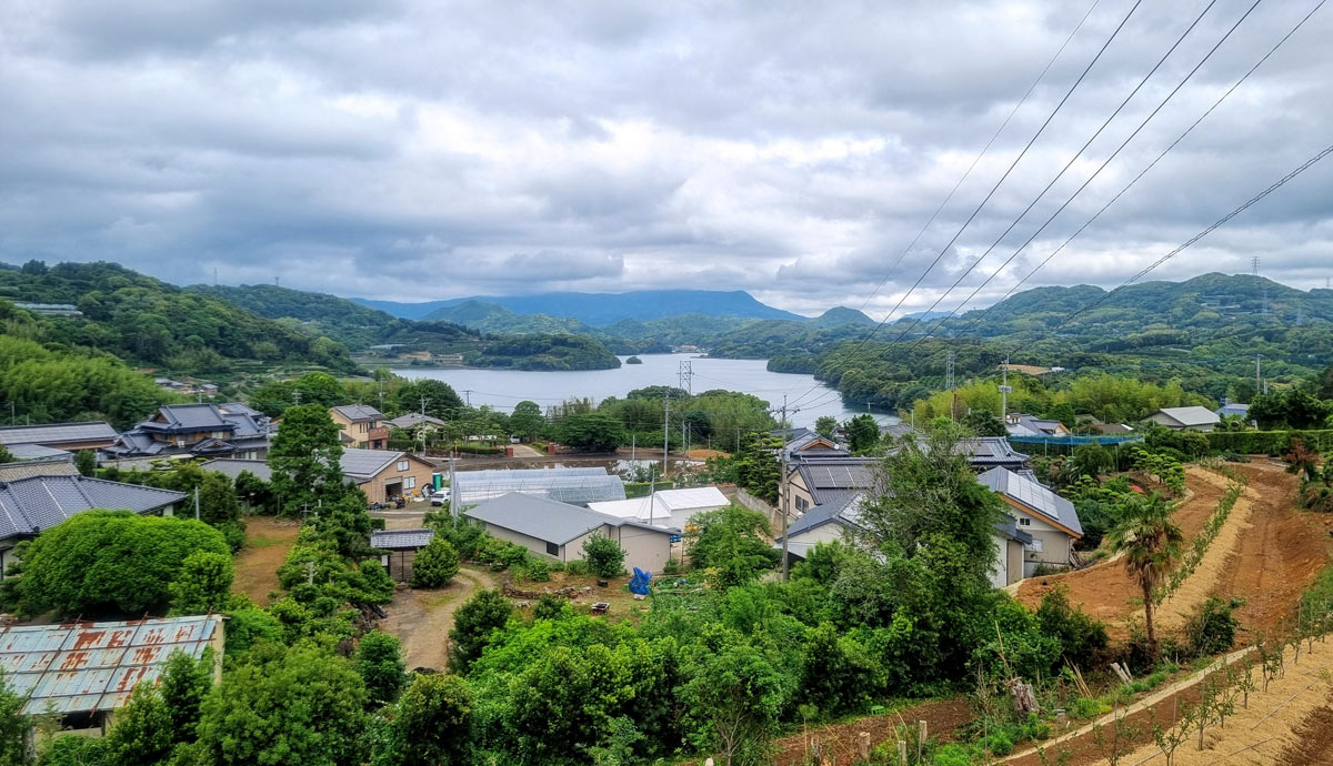 Countryside view near Sasebo, Japan