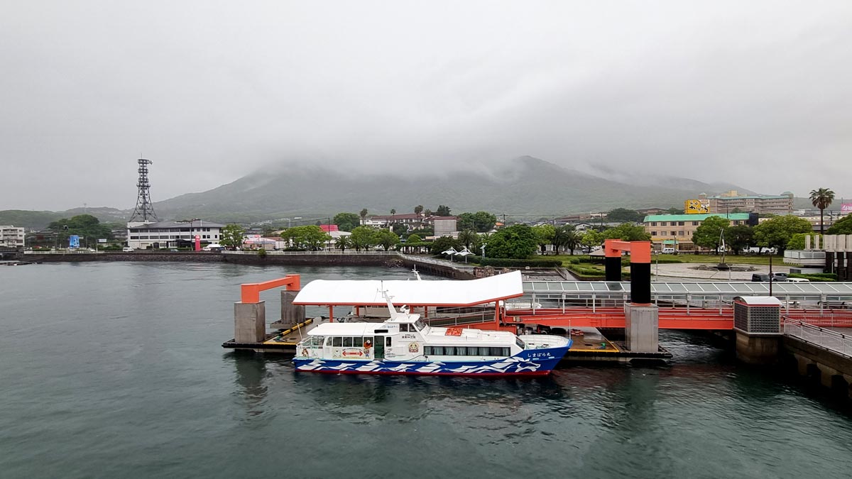 Ferry port at Shimabara