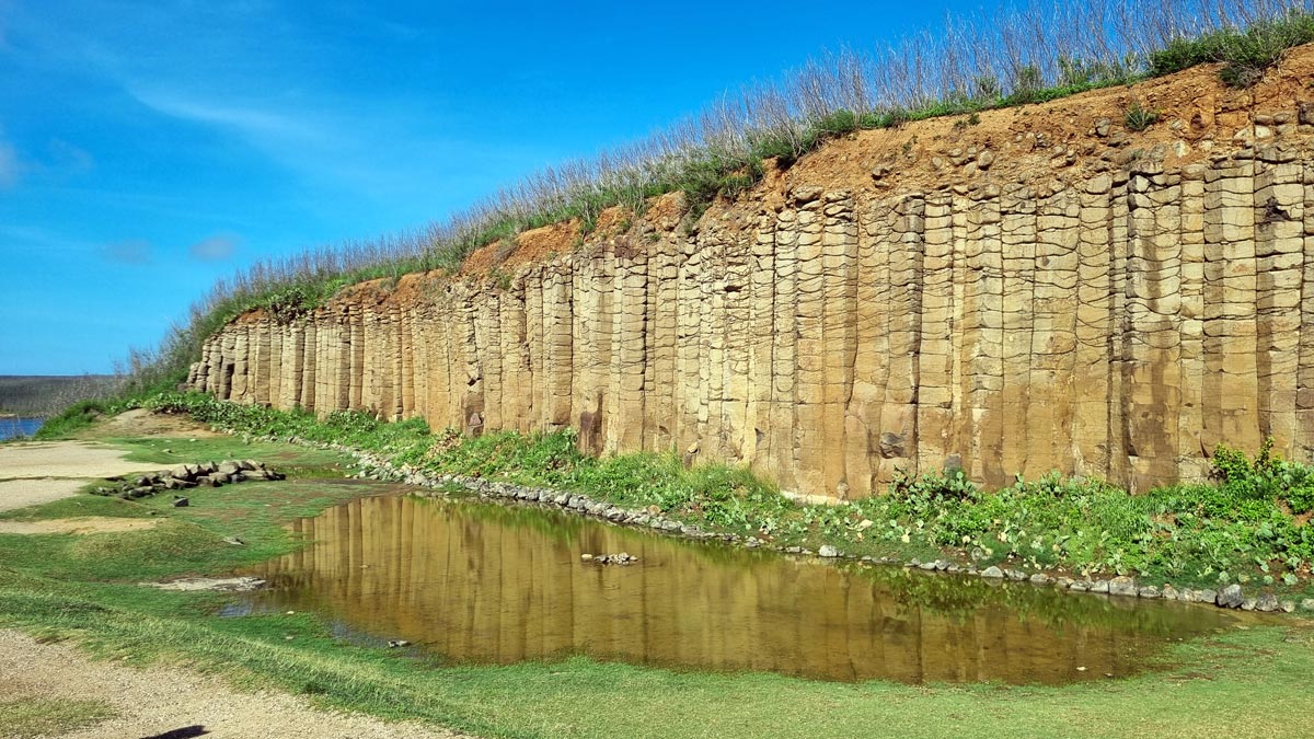 Daguoye Columnar Basalt rock formation, Penghu Islands