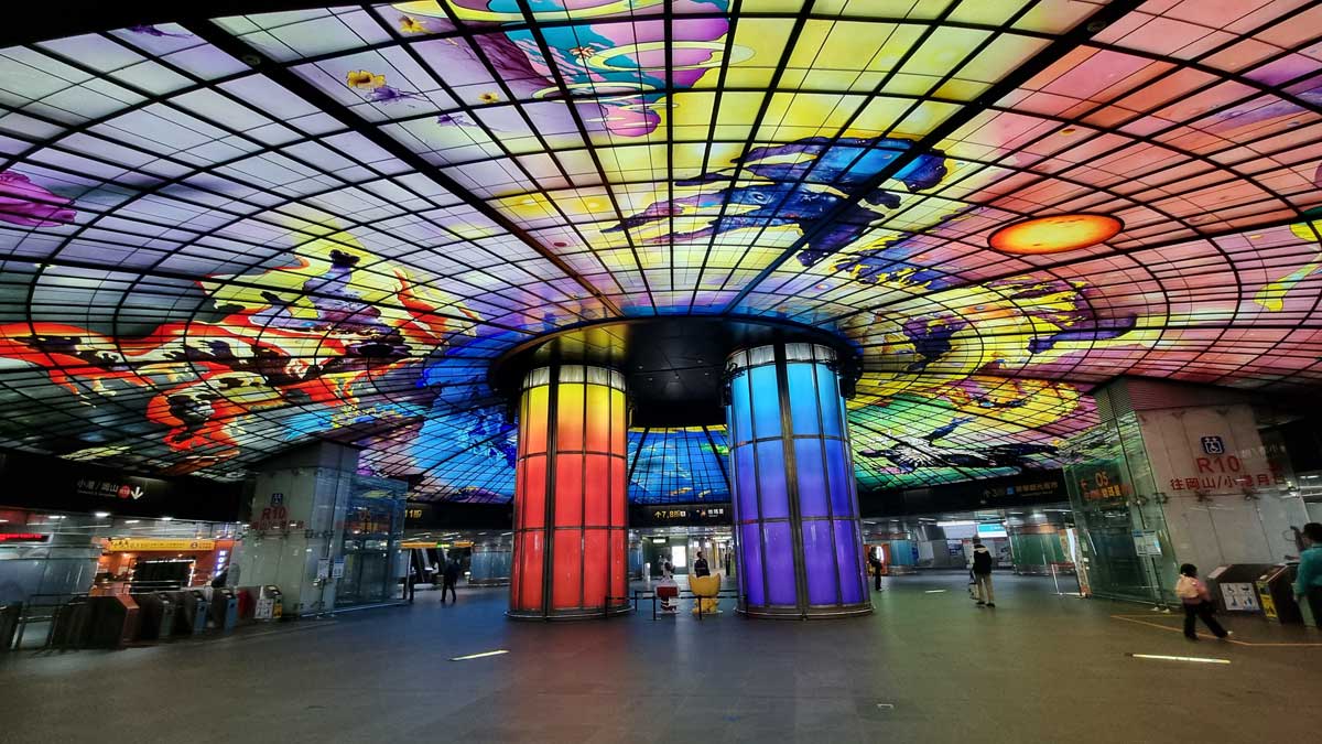 Dome of Light, Formosa Boulevard MRT Station, Kaohsiung, Taiwan